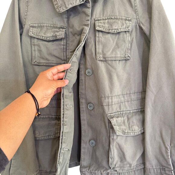 Ecoté Urban Outfitters Women's Green Utility Jacket Size S - Picture 3 of 11